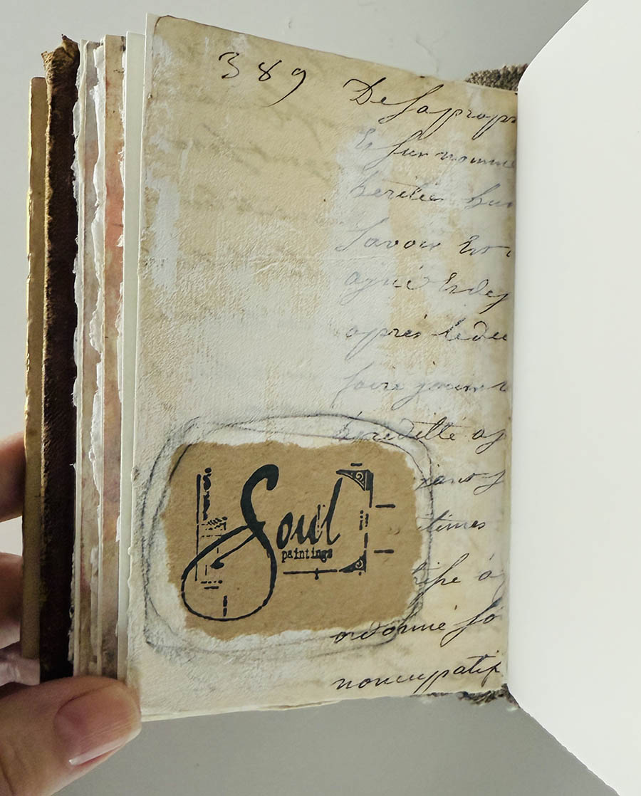 A gentle whisper handmade book