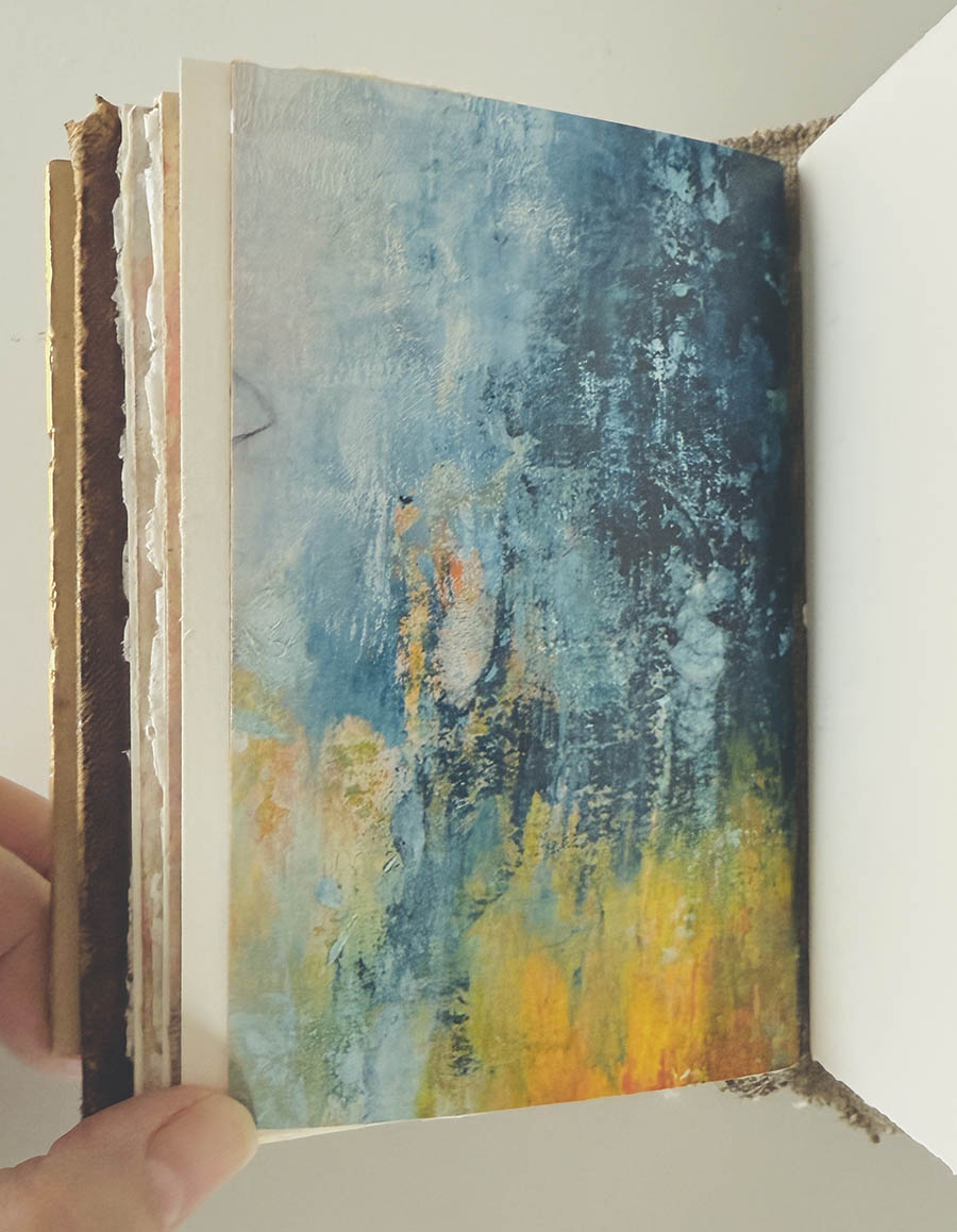 A gentle whisper handmade book
