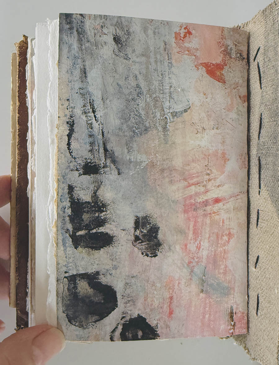 A gentle whisper handmade book