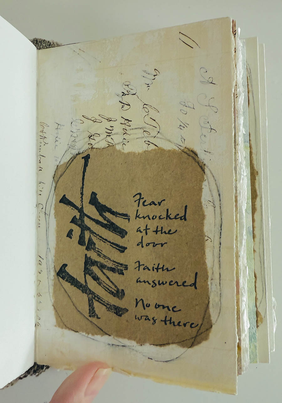 A gentle whisper handmade book