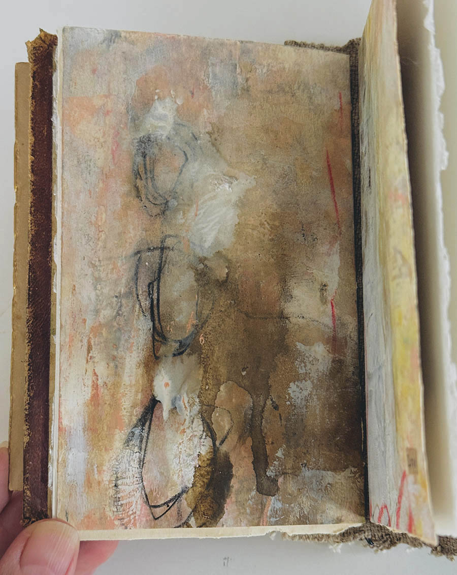 A gentle whisper handmade book