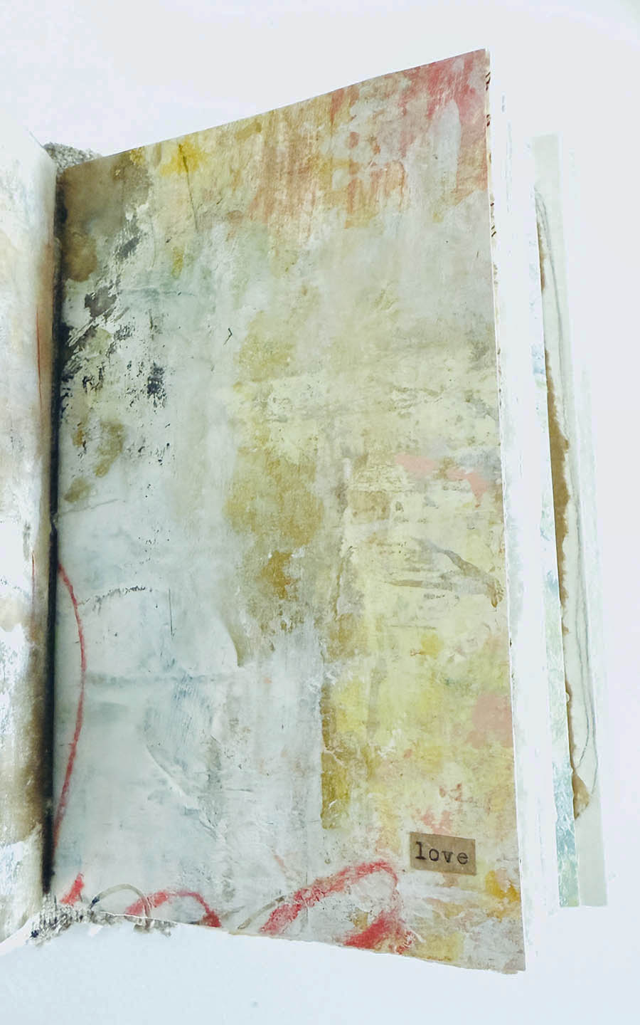 A gentle whisper handmade book
