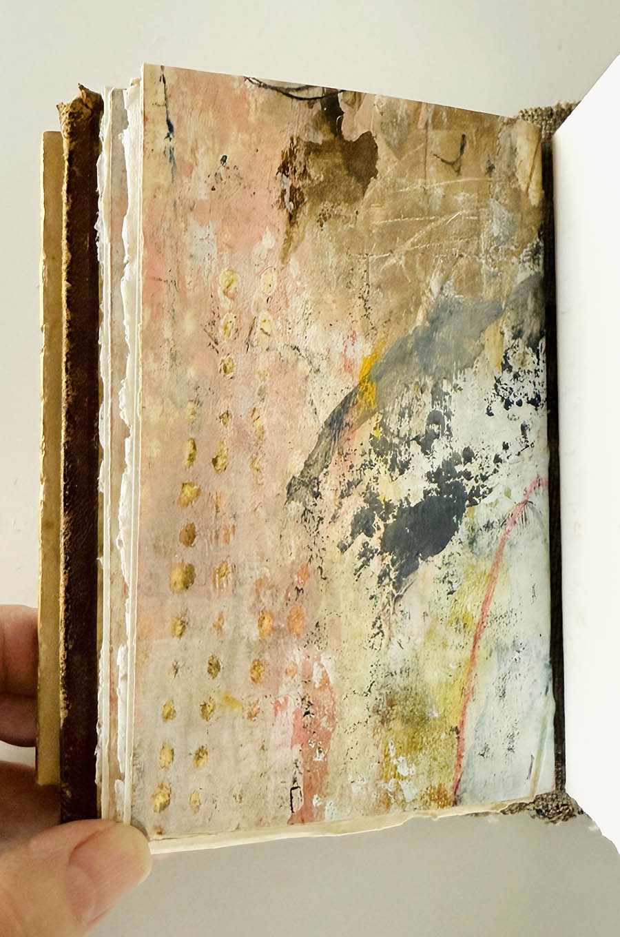 A gentle whisper handmade book