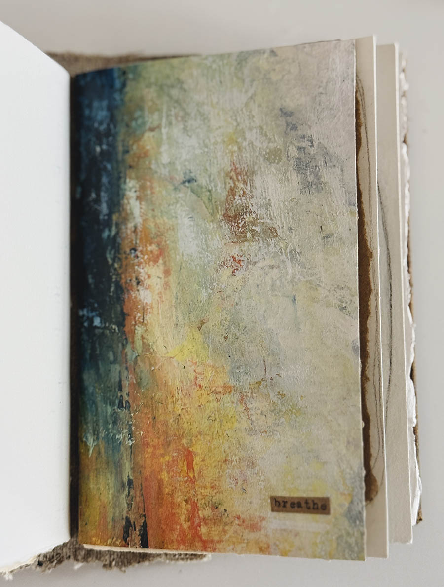 A gentle whisper handmade book