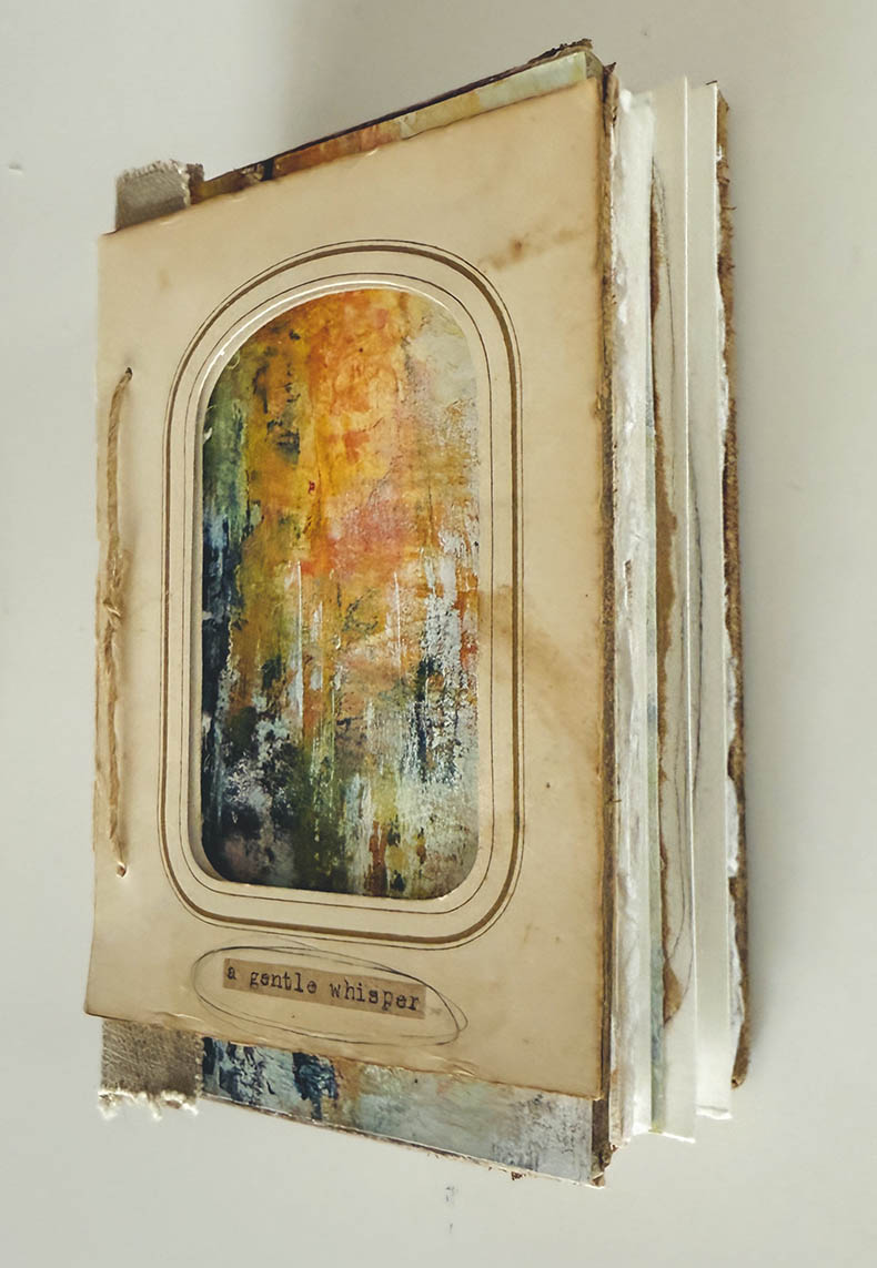 A gentle whisper handmade book