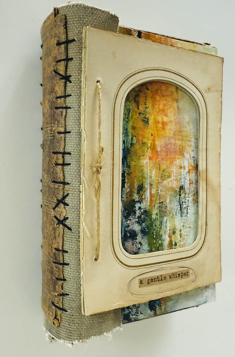 A gentle whisper handmade book