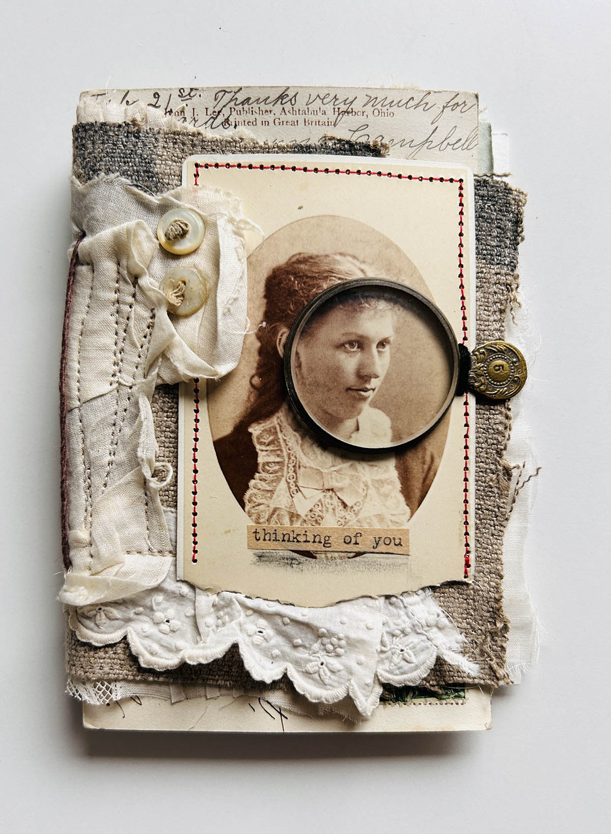 Instructional video online class; Treasured handmade cards/books
