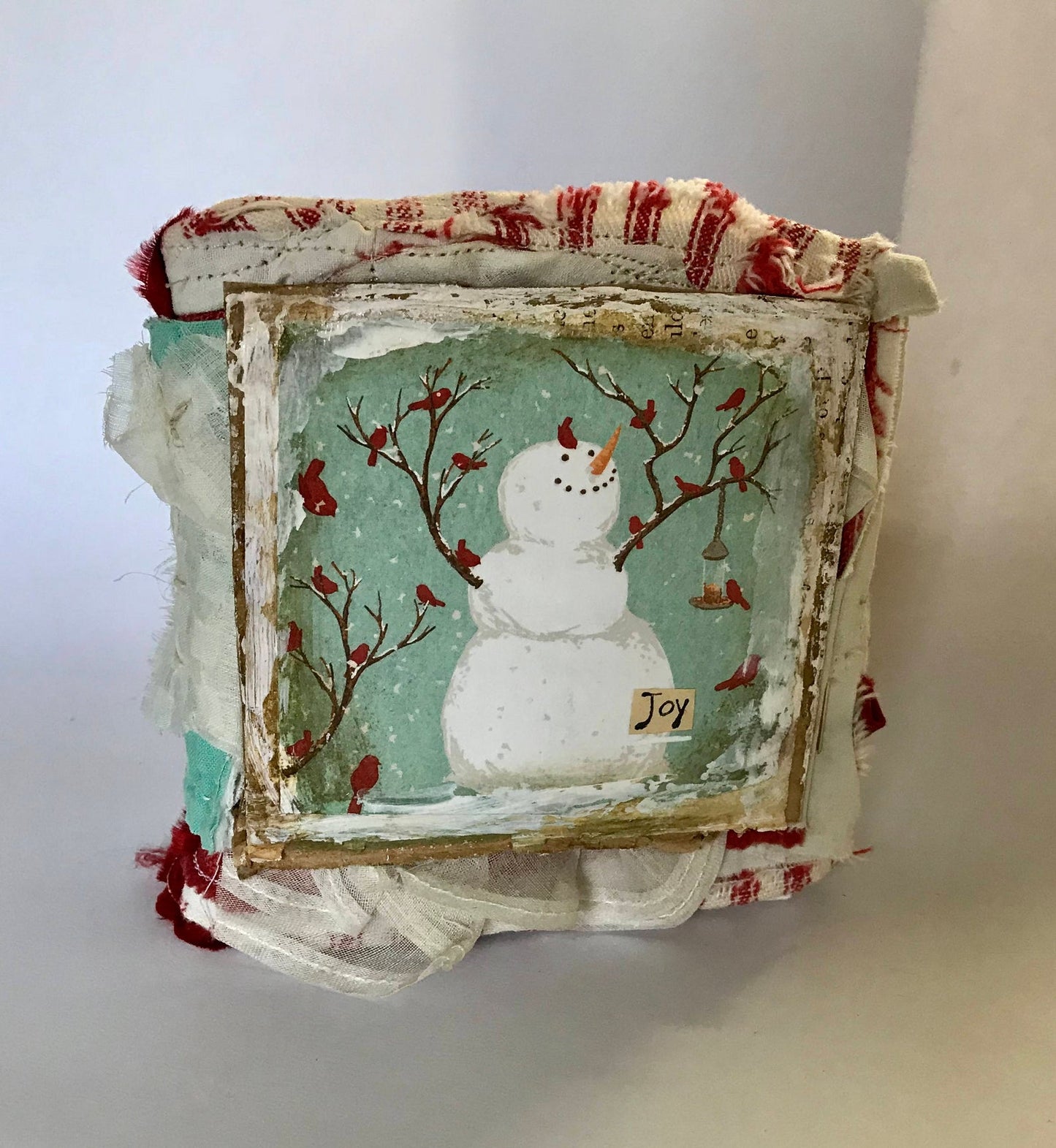 Christmas fabric book ONLINE class