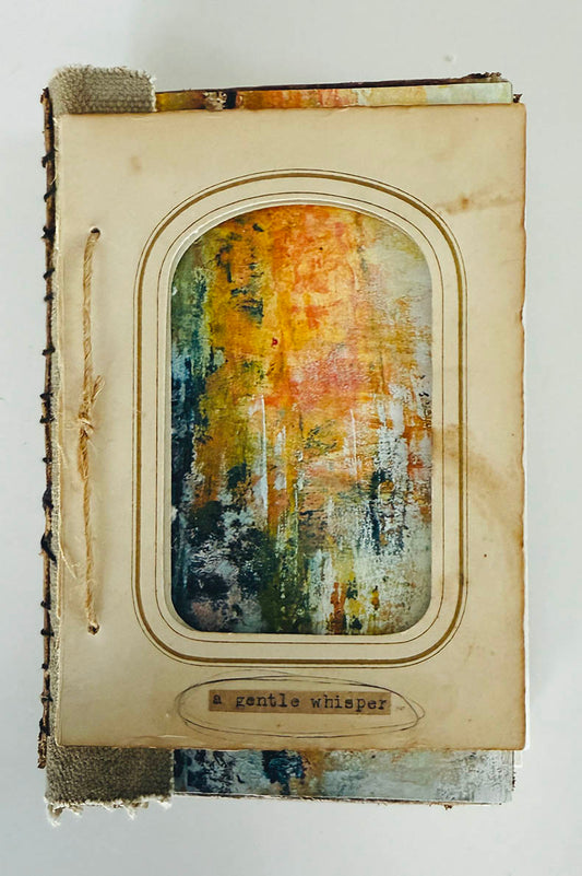 A gentle whisper handmade book