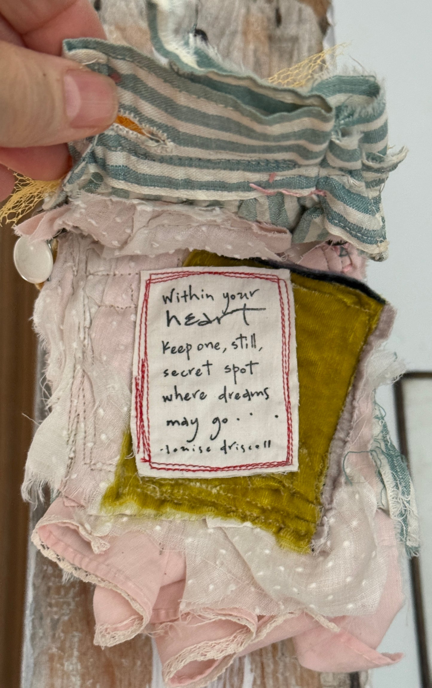 hope fabric wall hanging/ornament/gift